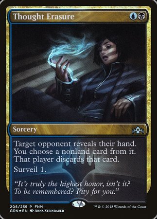 Thought Erasure [Guilds of Ravnica Promos] | Enigma On Main