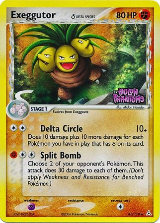 Exeggutor (41/110) (Delta Species) (Stamped) [EX: Holon Phantoms] | Enigma On Main