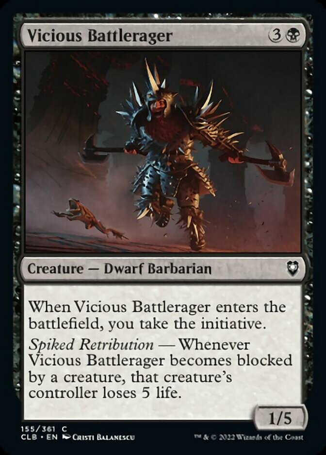 Vicious Battlerager [Commander Legends: Battle for Baldur's Gate] | Enigma On Main