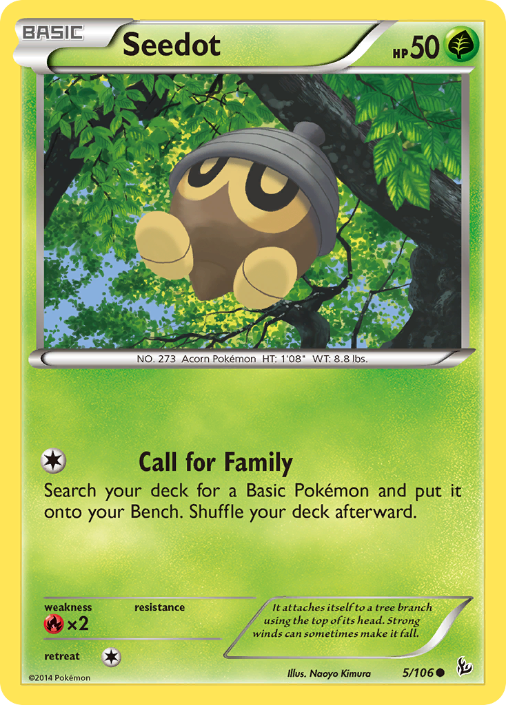 Seedot (5/106) [XY: Flashfire] | Enigma On Main