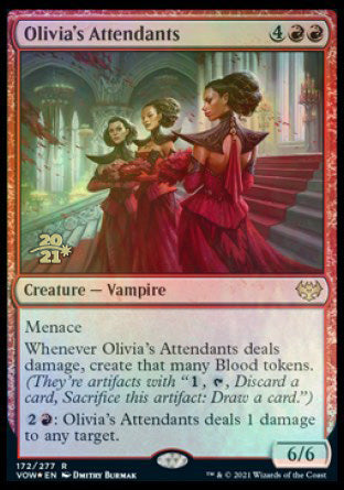 Olivia's Attendants [Innistrad: Crimson Vow Prerelease Promos] | Enigma On Main