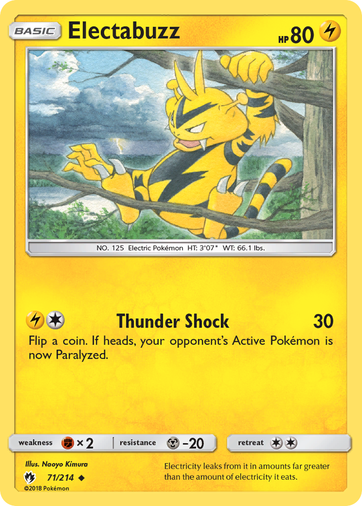 Electabuzz (71/214) [Sun & Moon: Lost Thunder] | Enigma On Main