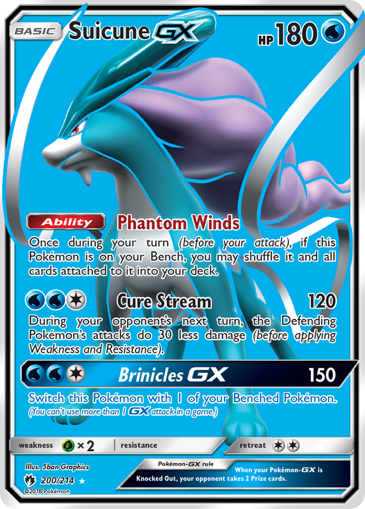 Suicune GX (200/214) [Sun & Moon: Lost Thunder] | Enigma On Main