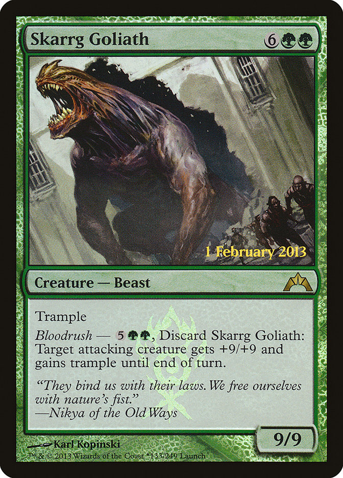 Skarrg Goliath (Launch) [Gatecrash Prerelease Promos] | Enigma On Main