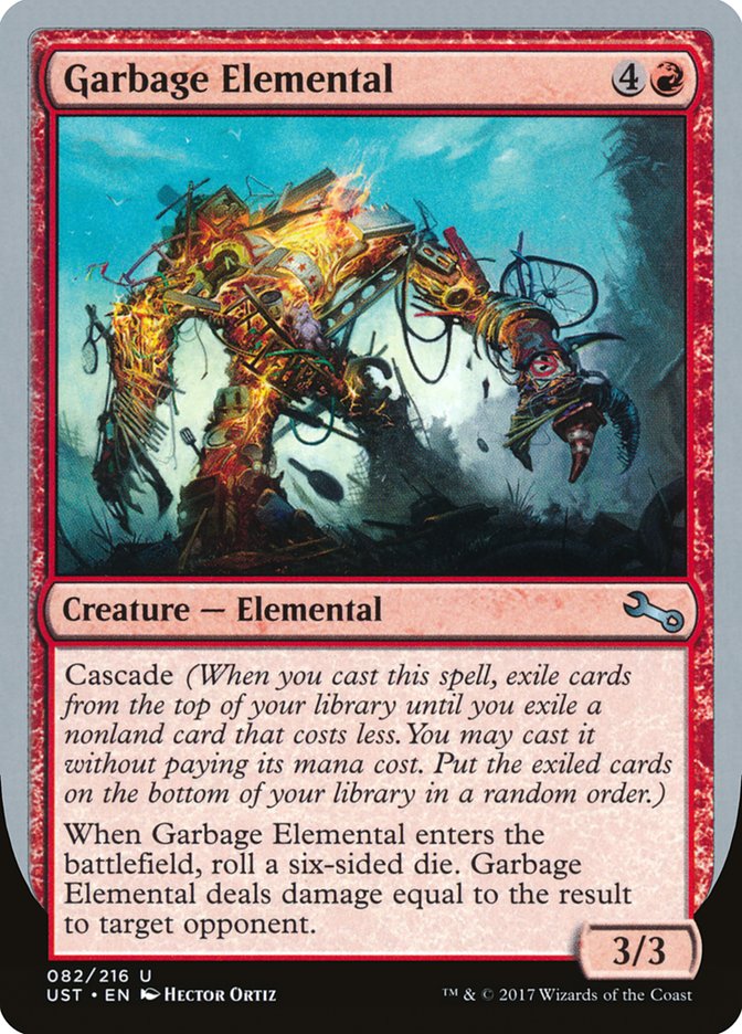 Garbage Elemental (3/3 Creature) [Unstable] | Enigma On Main