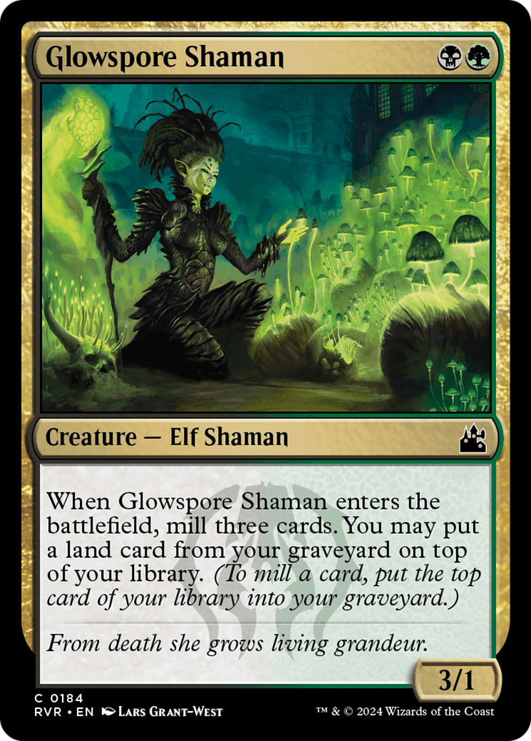 Glowspore Shaman [Ravnica Remastered] | Enigma On Main