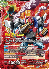 Dr. Myuu & General Rilldo // Dr. Myuu & Hyper Meta-Rilldo, Rulers of Planet-2 (BT17-002) [Ultimate Squad Prerelease Promos] | Enigma On Main