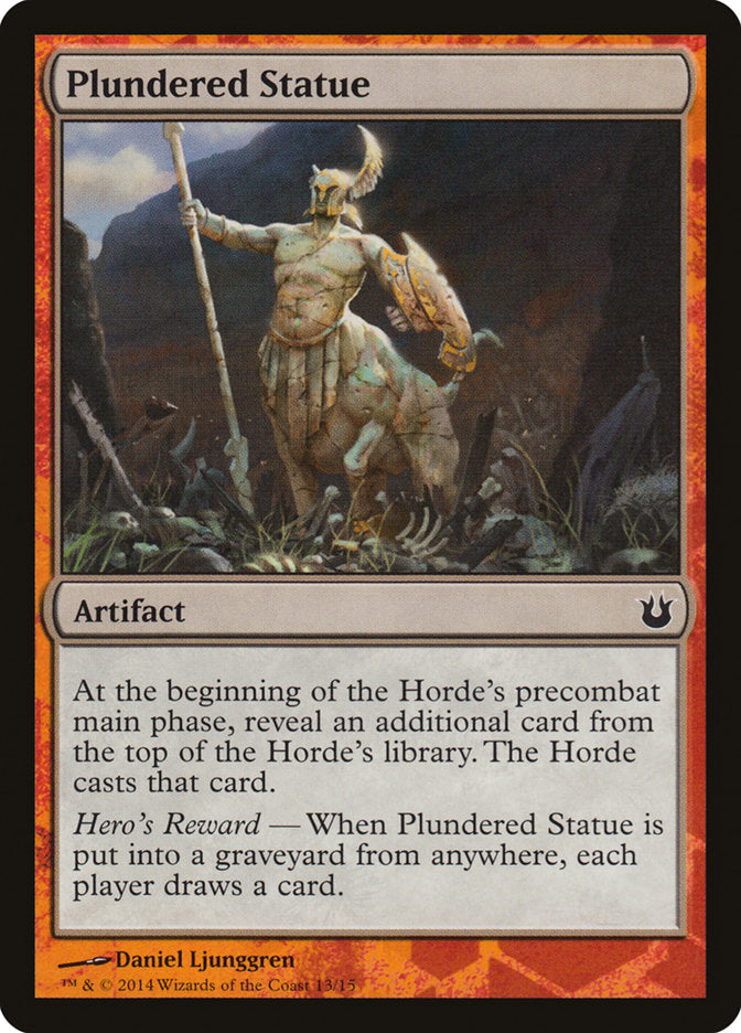 Plundered Statue [Hero's Path Promos] | Enigma On Main