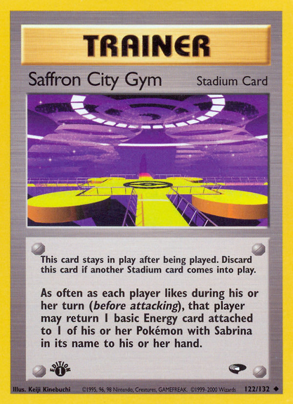 Saffron City Gym (122/132) [Gym Challenge 1st Edition] | Enigma On Main