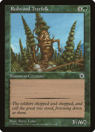 Redwood Treefolk [Portal] | Enigma On Main