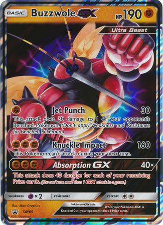 Buzzwole GX (SM69) (Jumbo Card) [Sun & Moon: Black Star Promos] | Enigma On Main