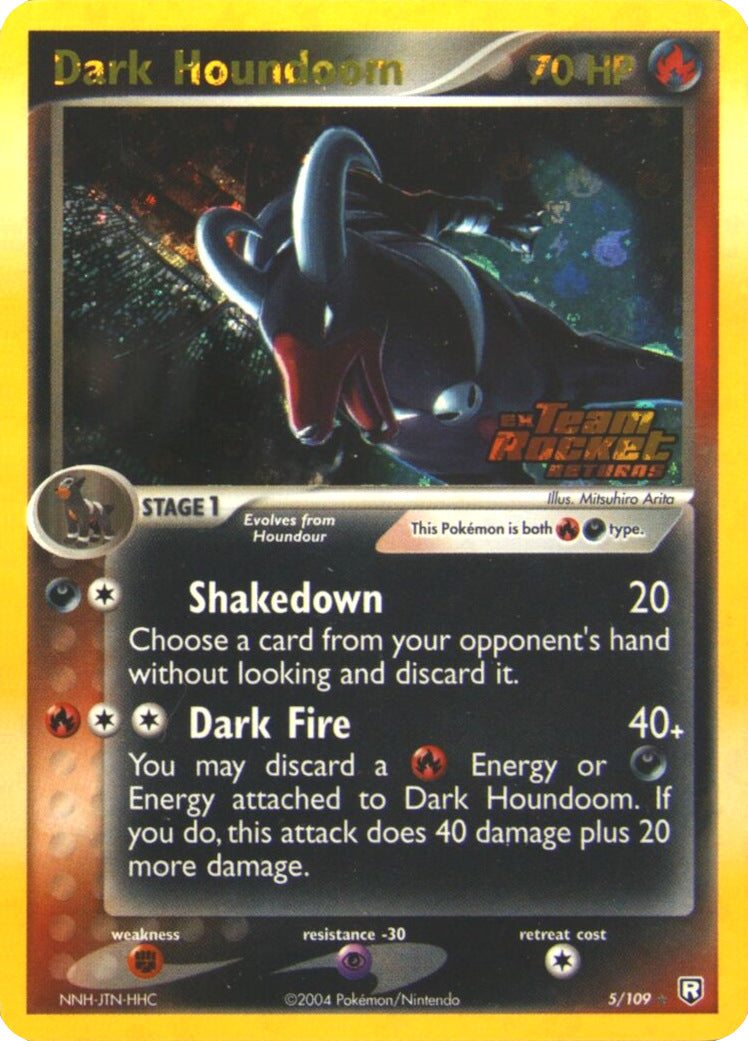 Dark Houndoom (5/109) (Stamped) [EX: Team Rocket Returns] | Enigma On Main