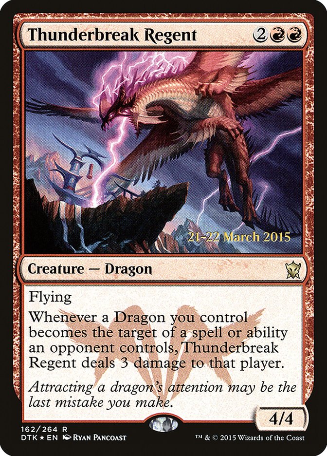 Thunderbreak Regent  [Dragons of Tarkir Prerelease Promos] | Enigma On Main