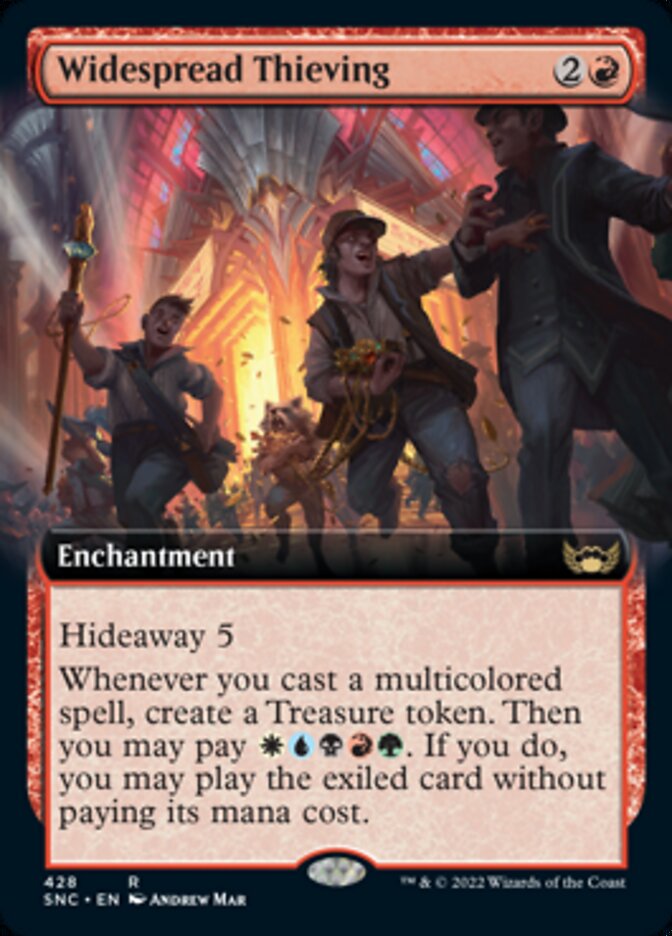 Widespread Thieving (Extended Art) [Streets of New Capenna] | Enigma On Main