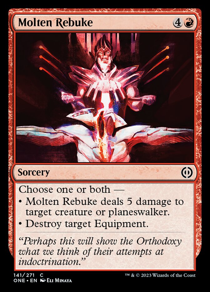 Molten Rebuke [Phyrexia: All Will Be One] | Enigma On Main