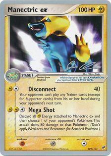 Manectric ex (101/107) (Mewtrick - Jason Klaczynski) [World Championships 2006] | Enigma On Main