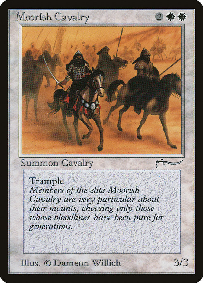 Moorish Cavalry (Dark Mana Cost) [Arabian Nights] | Enigma On Main