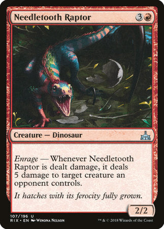 Needletooth Raptor [Rivals of Ixalan] | Enigma On Main