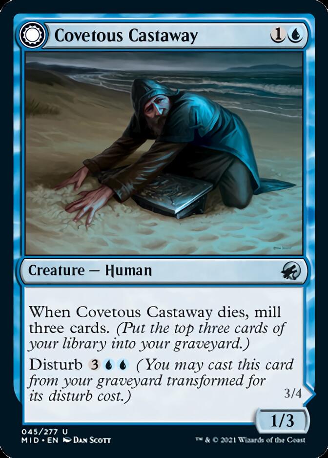 Covetous Castaway // Ghostly Castigator [Innistrad: Midnight Hunt] | Enigma On Main