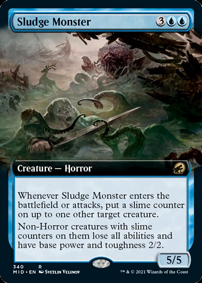 Sludge Monster (Extended) [Innistrad: Midnight Hunt] | Enigma On Main