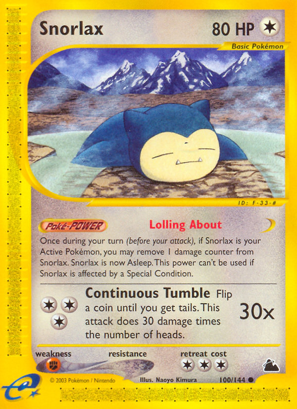 Snorlax (100/144) [Skyridge] | Enigma On Main