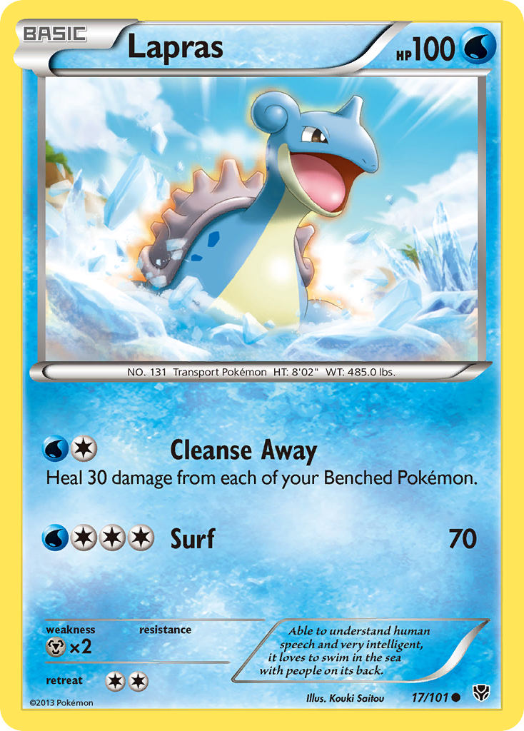 Lapras (17/101) [Black & White: Plasma Blast] | Enigma On Main