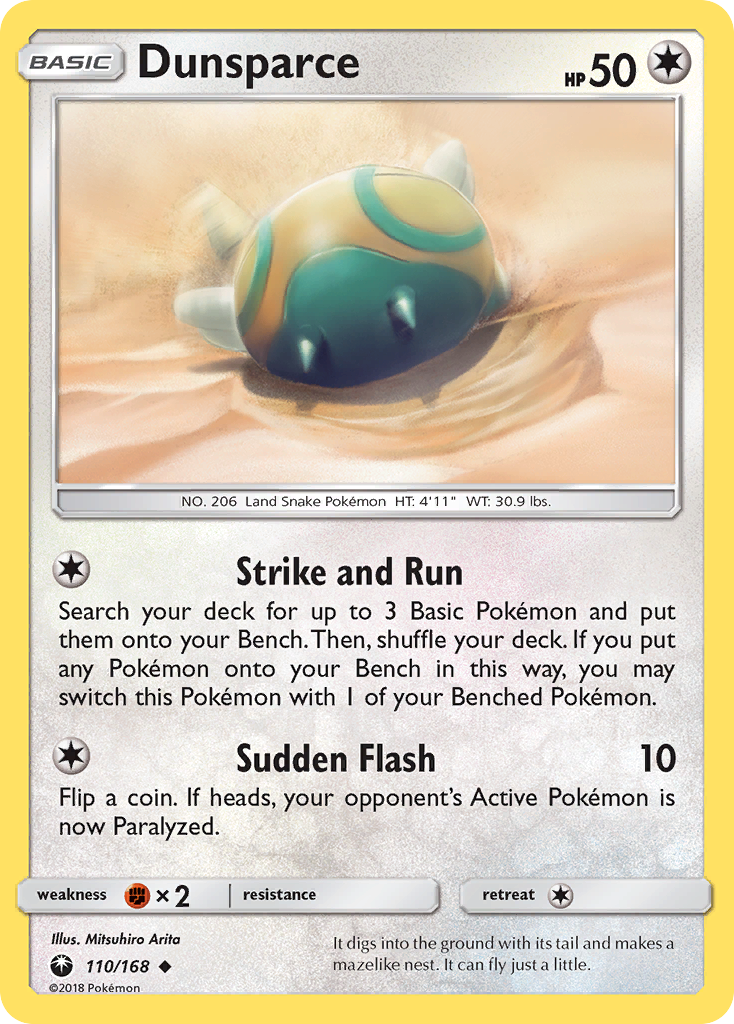 Dunsparce (110/168) [Sun & Moon: Celestial Storm] | Enigma On Main