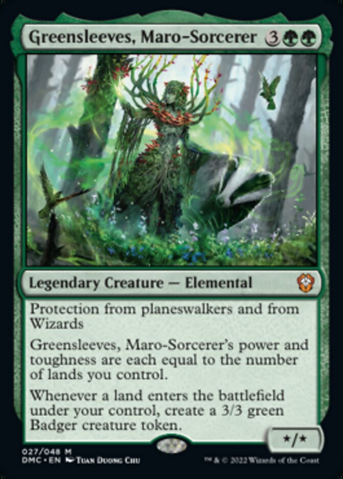 Greensleeves, Maro-Sorcerer [Dominaria United Commander] | Enigma On Main