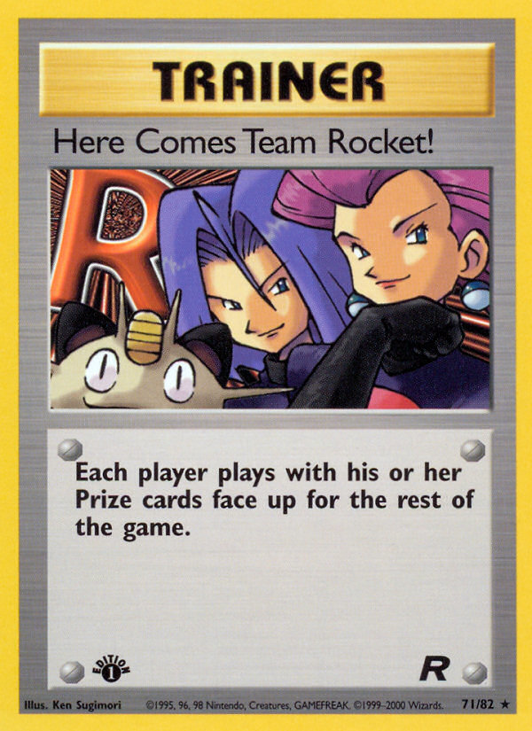 Here Comes Team Rocket! (71/82) [Team Rocket 1st Edition] | Enigma On Main