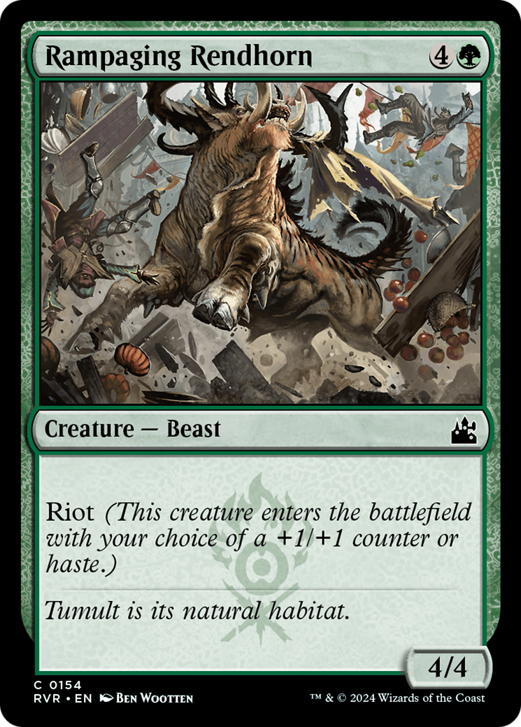 Rampaging Rendhorn [Ravnica Remastered] | Enigma On Main