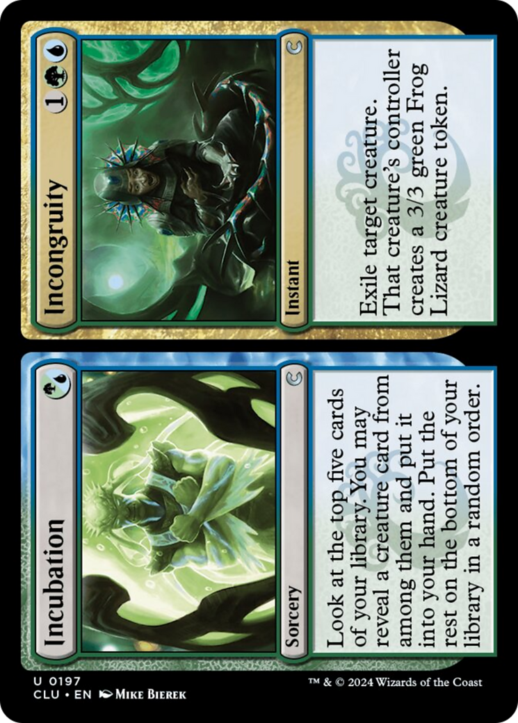 Incubation // Incongruity [Ravnica: Clue Edition] | Enigma On Main