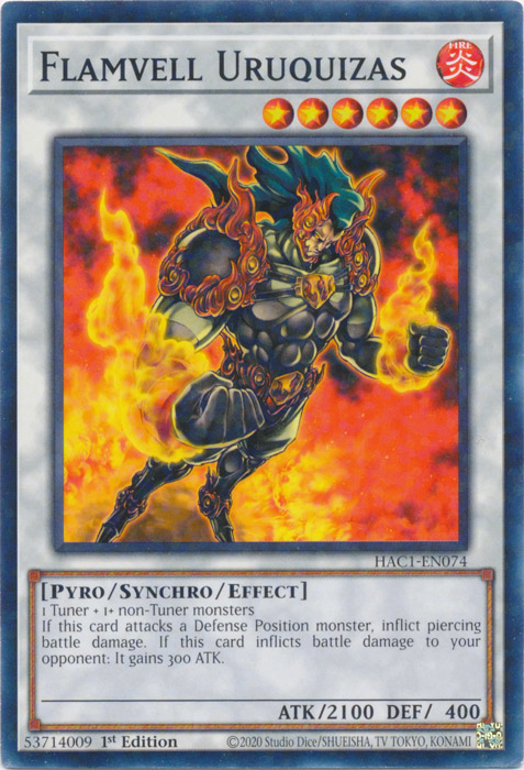 Flamvell Uruquizas (Duel Terminal) [HAC1-EN074] Common | Enigma On Main