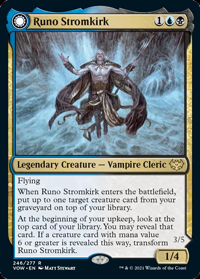 Runo Stromkirk // Krothuss, Lord of the Deep [Innistrad: Crimson Vow] | Enigma On Main