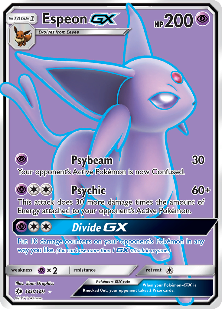 Espeon GX (140/149) [Sun & Moon: Base Set] | Enigma On Main