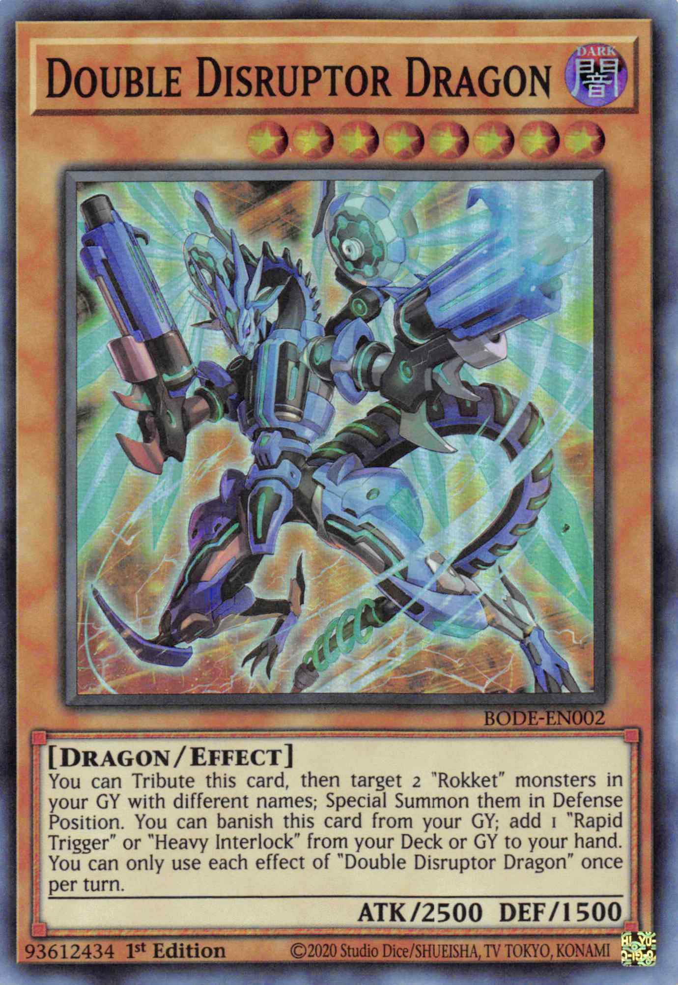 Double Disrupter Dragon [BODE-EN002] Super Rare | Enigma On Main