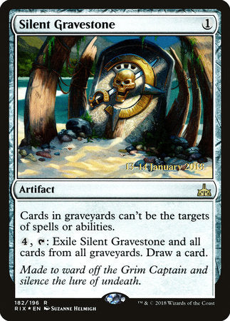 Silent Gravestone [Rivals of Ixalan Promos] | Enigma On Main