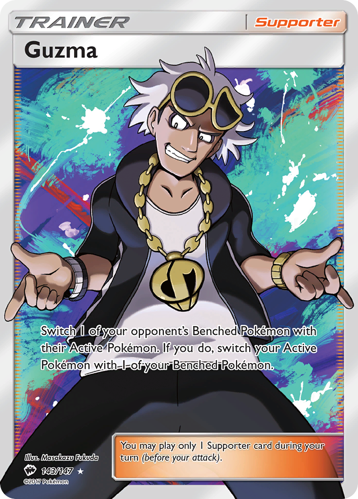 Guzma (143/147) [Sun & Moon: Burning Shadows] | Enigma On Main