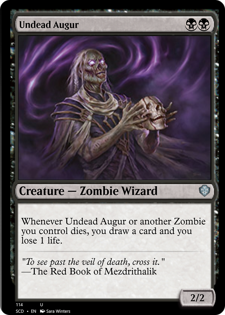 Undead Augur [Starter Commander Decks] | Enigma On Main