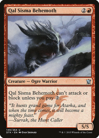 Qal Sisma Behemoth [Dragons of Tarkir] | Enigma On Main