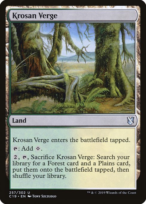 Krosan Verge [Commander 2019] | Enigma On Main