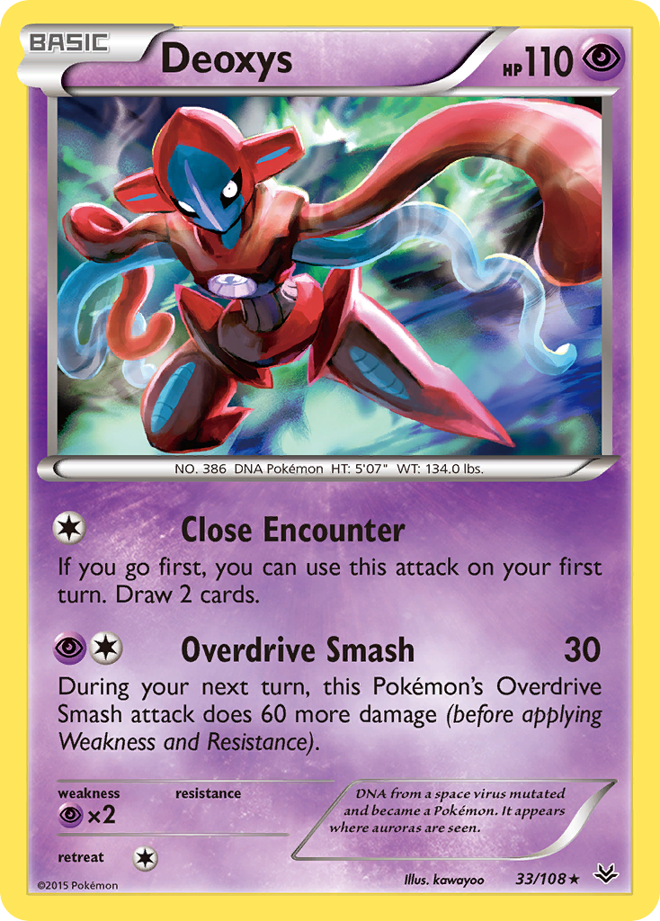 Deoxys (33/108) [XY: Roaring Skies] | Enigma On Main