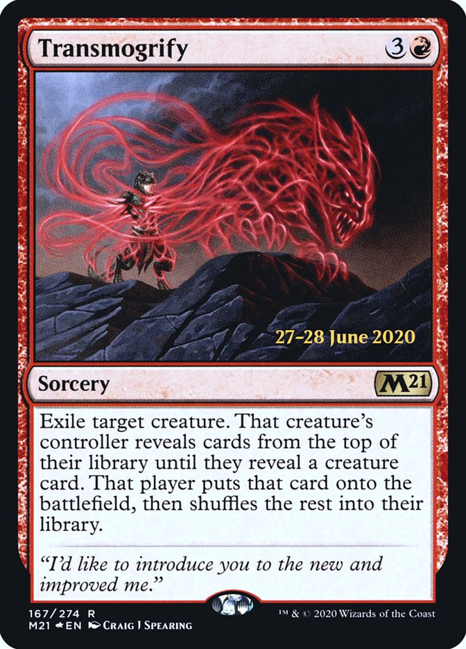 Transmogrify  [Core Set 2021 Prerelease Promos] | Enigma On Main