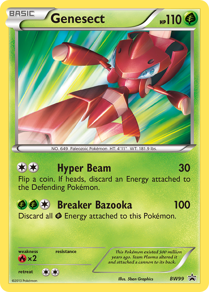 Genesect (BW99) [Black & White: Black Star Promos] | Enigma On Main