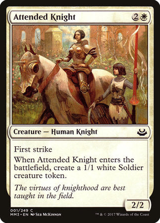 Attended Knight [Modern Masters 2017] | Enigma On Main