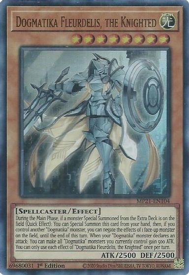 Dogmatika Fleurdelis, the Knighted [MP21-EN104] Ultra Rare | Enigma On Main