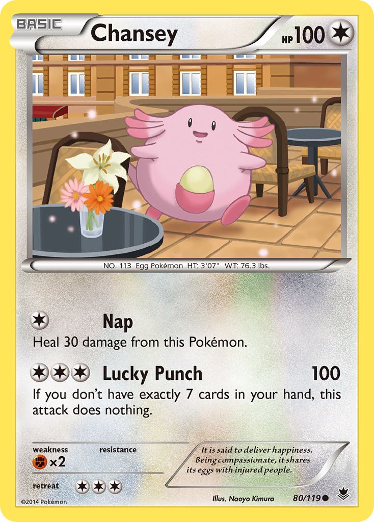 Chansey (80/119) [XY: Phantom Forces] | Enigma On Main