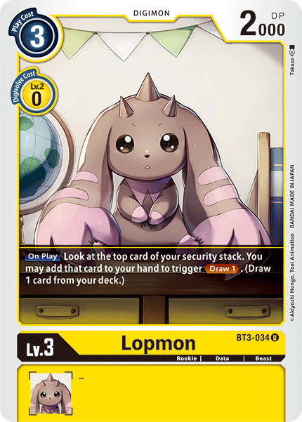 Lopmon [BT3-034] [Release Special Booster Ver.1.5] | Enigma On Main