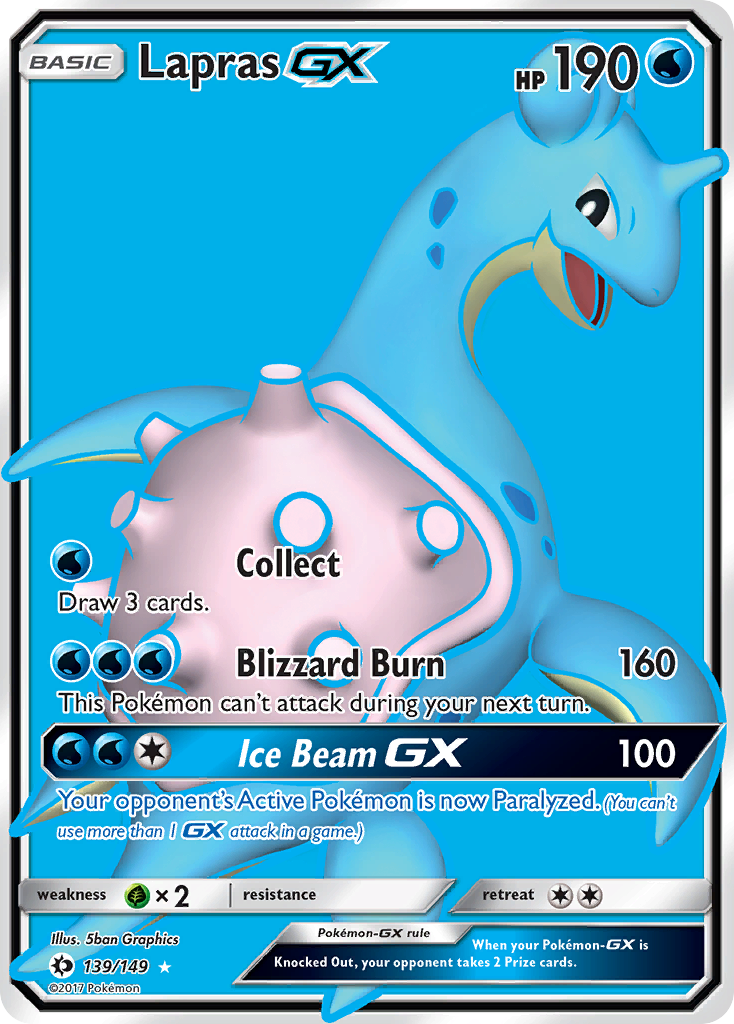 Lapras GX (139/149) [Sun & Moon: Base Set] | Enigma On Main