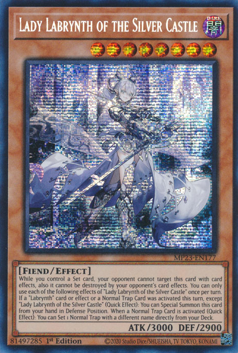 Lady Labrynth of the Silver Castle [MP23-EN177] Prismatic Secret Rare | Enigma On Main