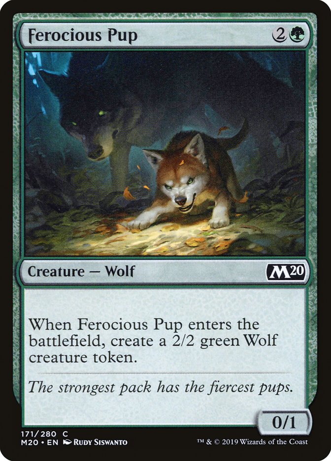Ferocious Pup [Core Set 2020] | Enigma On Main